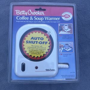New In Package BETTY CROCKER Coffee & Soup Warmer 06-3809 BC-1790 Auto Shut Off